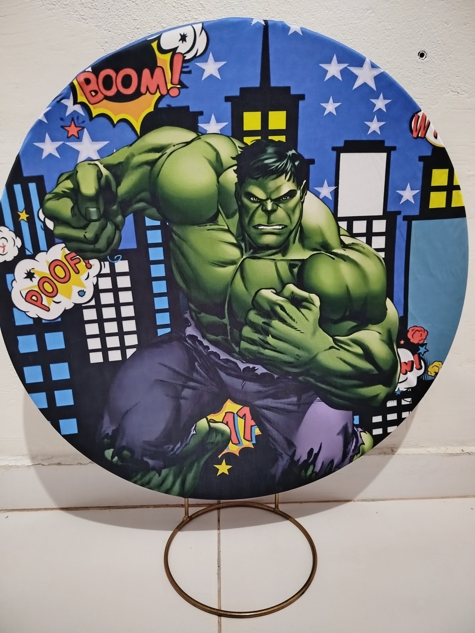 Mine Painel Hulk - Cantinho da Lene , pegue e monte sua festa!
