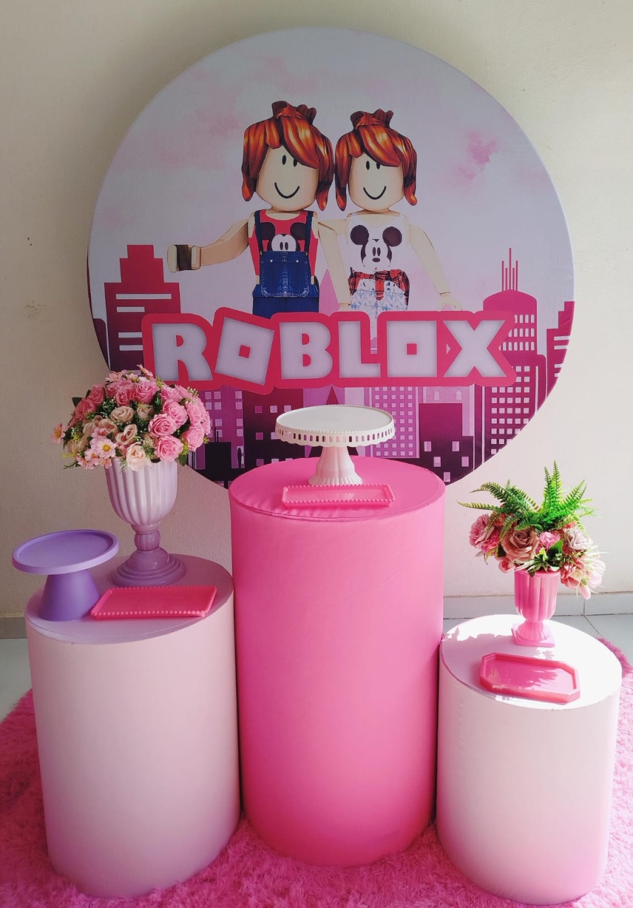 Kit Bronze Roblox Menina - Cantinho da Lene , pegue e monte sua festa!