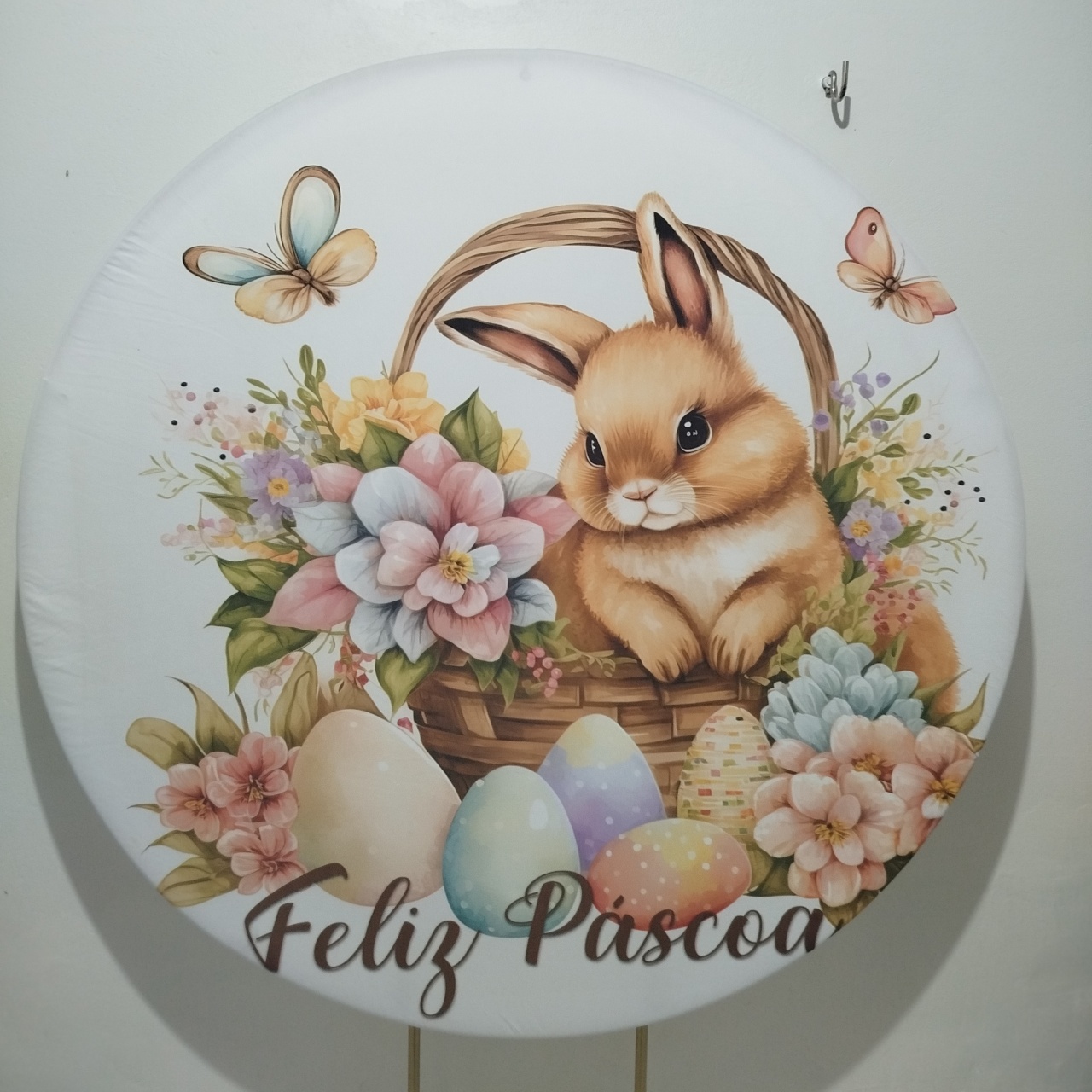 Painel Coelho da Páscoa Marrom - Cantinho da Lene , pegue e monte sua festa!