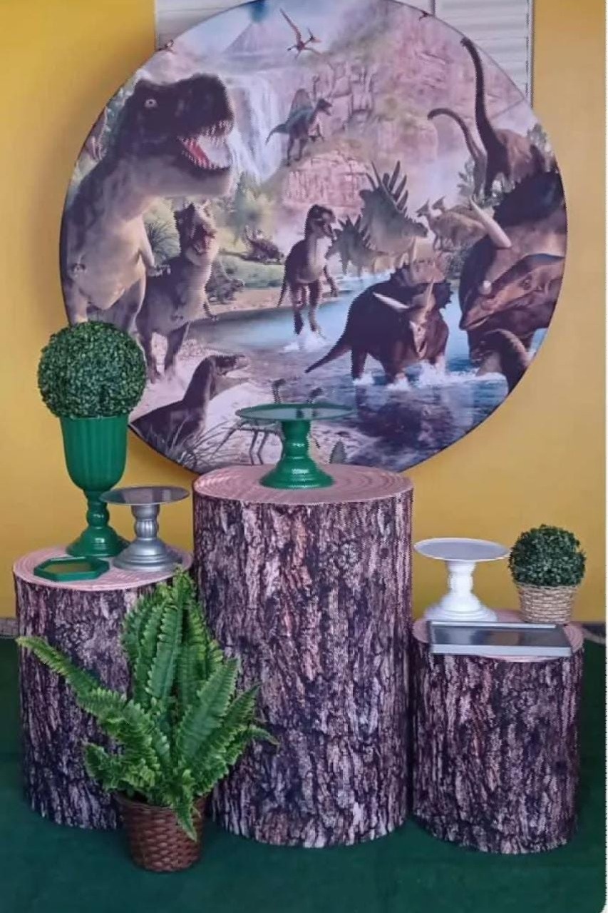 8-Kit Bronze Dinossauro  - Cantinho da Lene , pegue e monte sua festa!