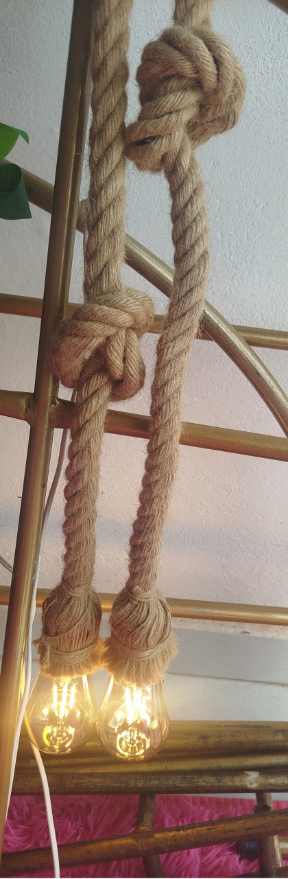Corda Com Lâmpada  - Cantinho da Lene , pegue e monte sua festa!