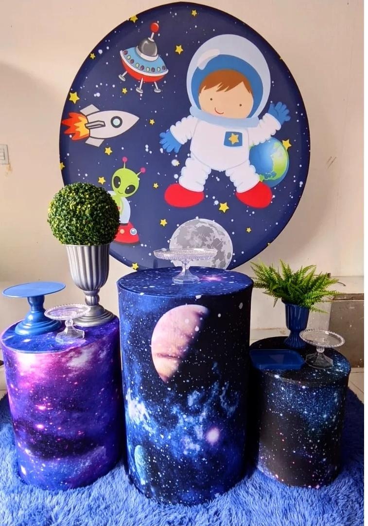 Kit Bronze Astronauta  - Cantinho da Lene , pegue e monte sua festa!