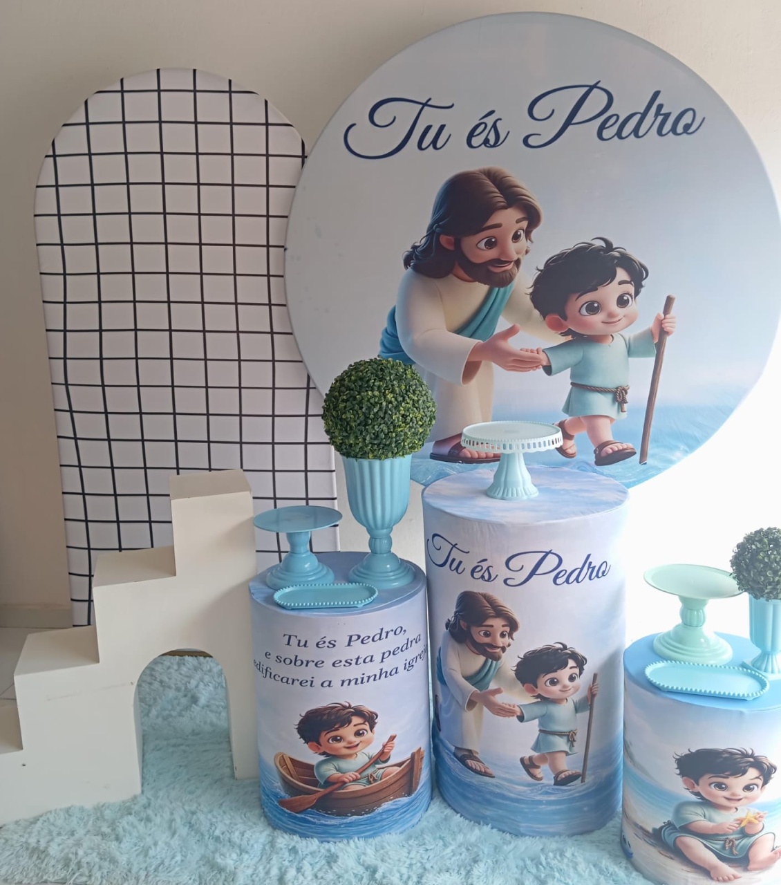 241- Kit Prata Tu És Pedro - Cantinho da Lene , pegue e monte sua festa!