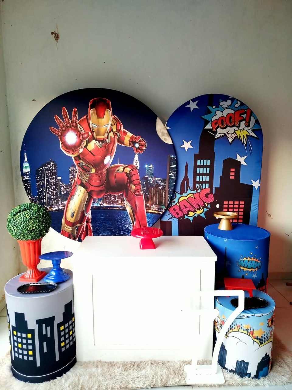 Kit Ouro Homem de Ferro - Cantinho da Lene , pegue e monte sua festa!