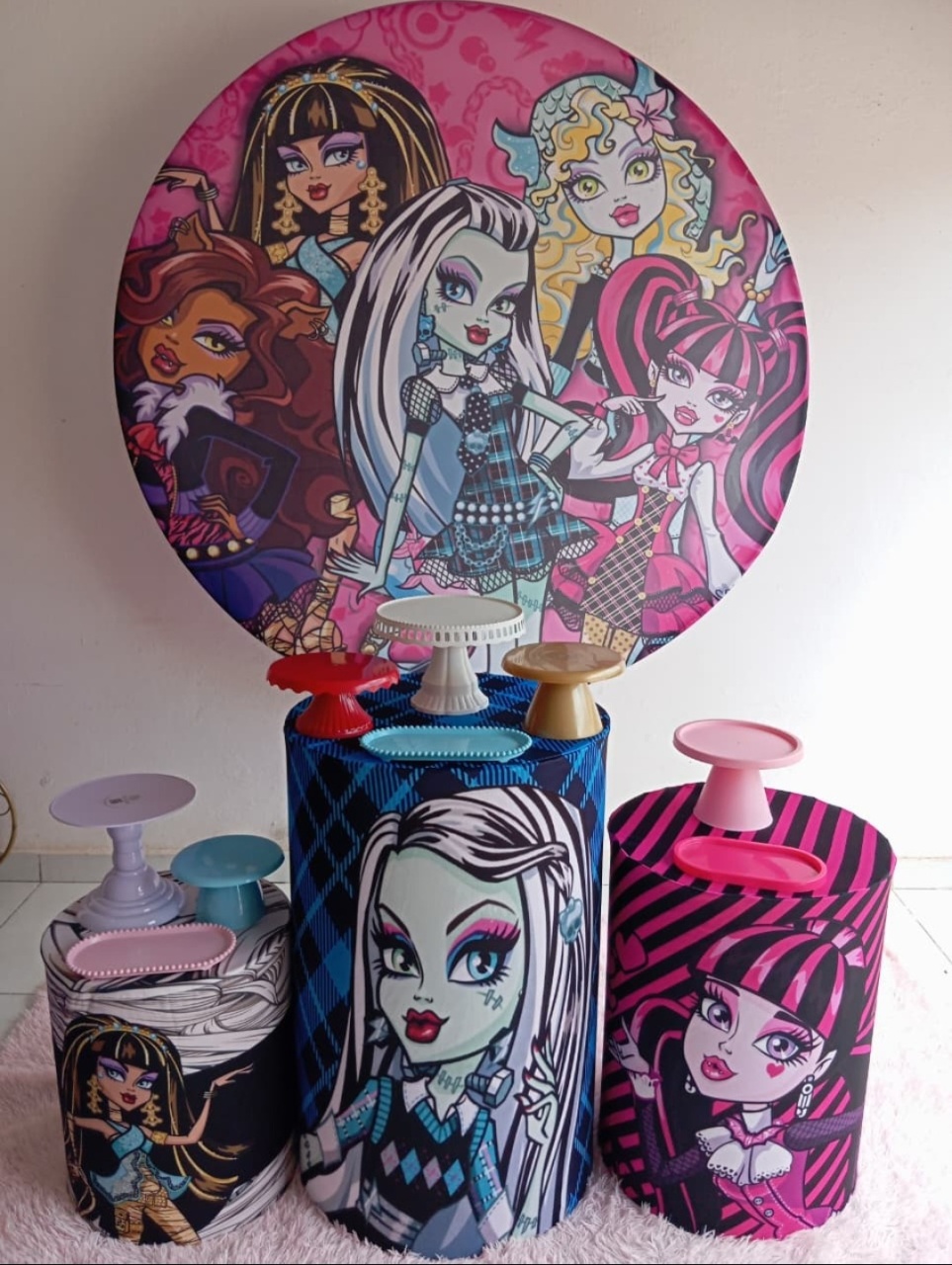 167-Kit Bronze Monster High - Cantinho da Lene , pegue e monte sua festa!