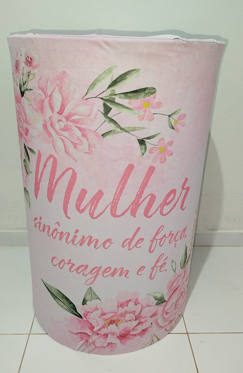 Capa Cilindro G Dia da Mulher  - Cantinho da Lene , pegue e monte sua festa!