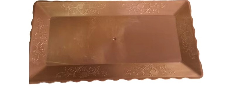 Bandeja Retangular Rose Gold - Aki Festa Pegue &Monte 