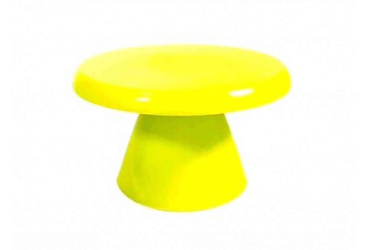 Boleira / Bandeja Cone Amarelo Neon P - Aki Festa Pegue &Monte 