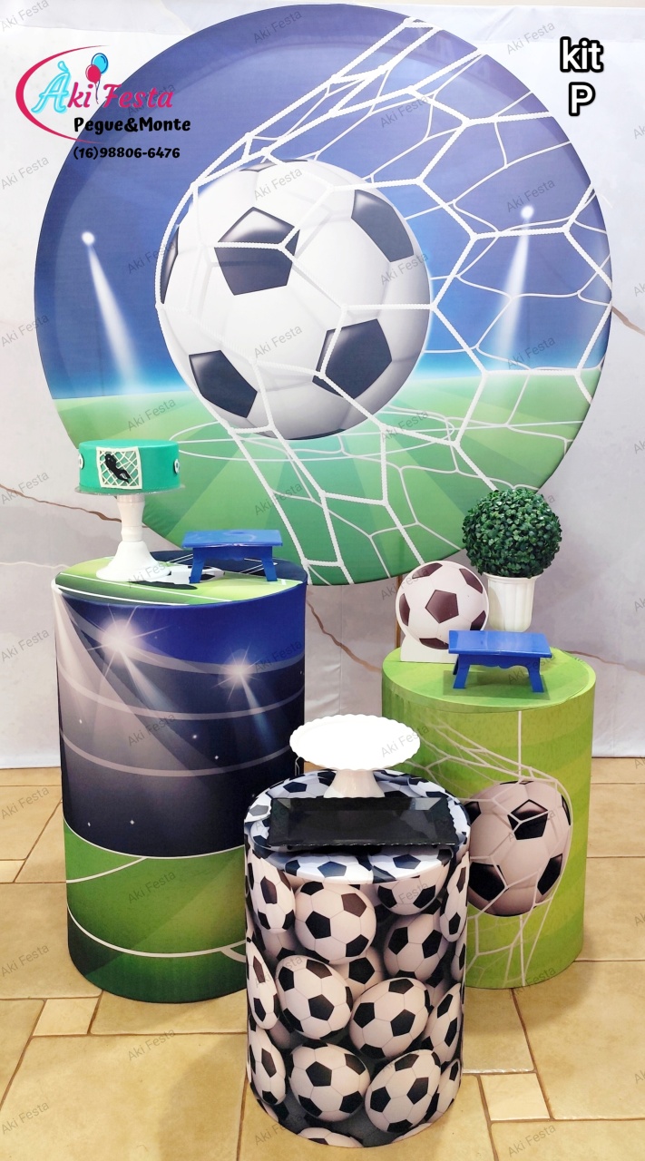 Kit P Bronze Futebol  - Aki Festa Pegue &Monte 