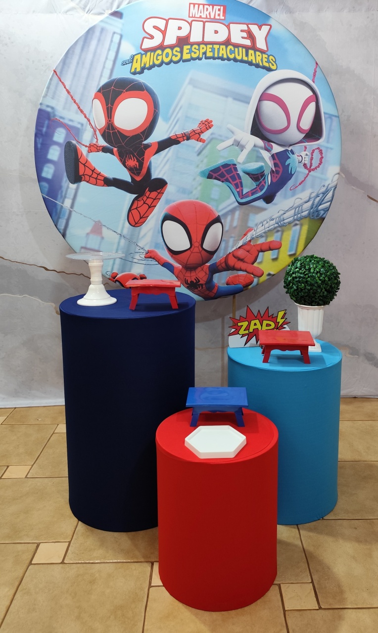 Kit P Bronze Spidey E Seus Amigos Espetaculares - Aki Festa Pegue &Monte 