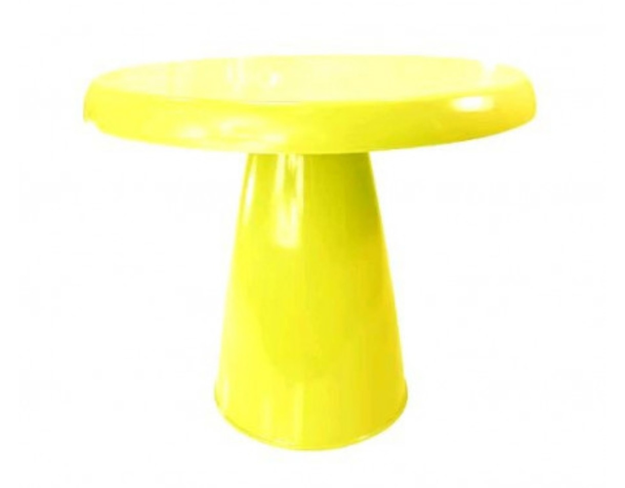 Boleira / Bandeja Cone Amarelo Neon  - Aki Festa Pegue &Monte 