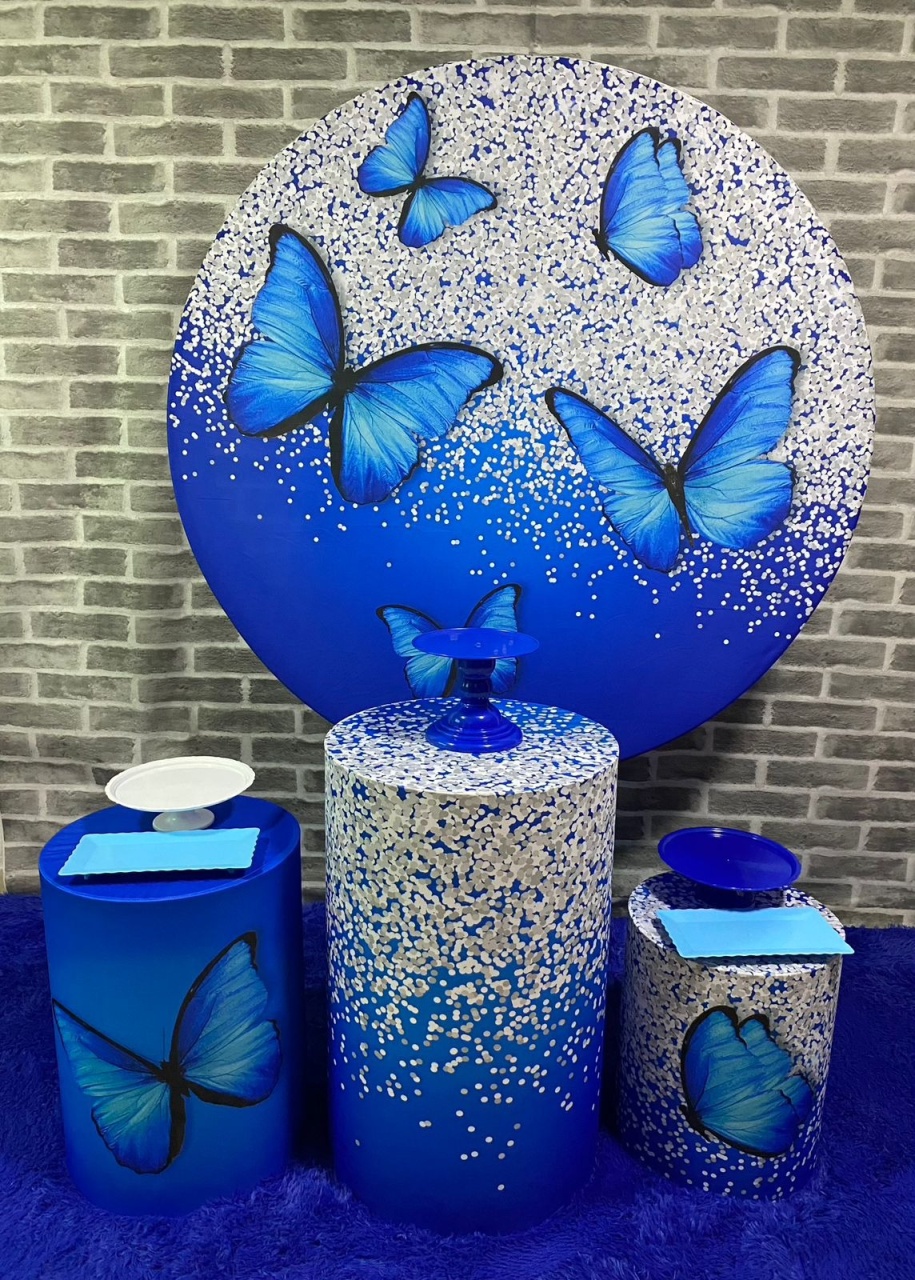 Borboletas Azul - MadriPegueMonte