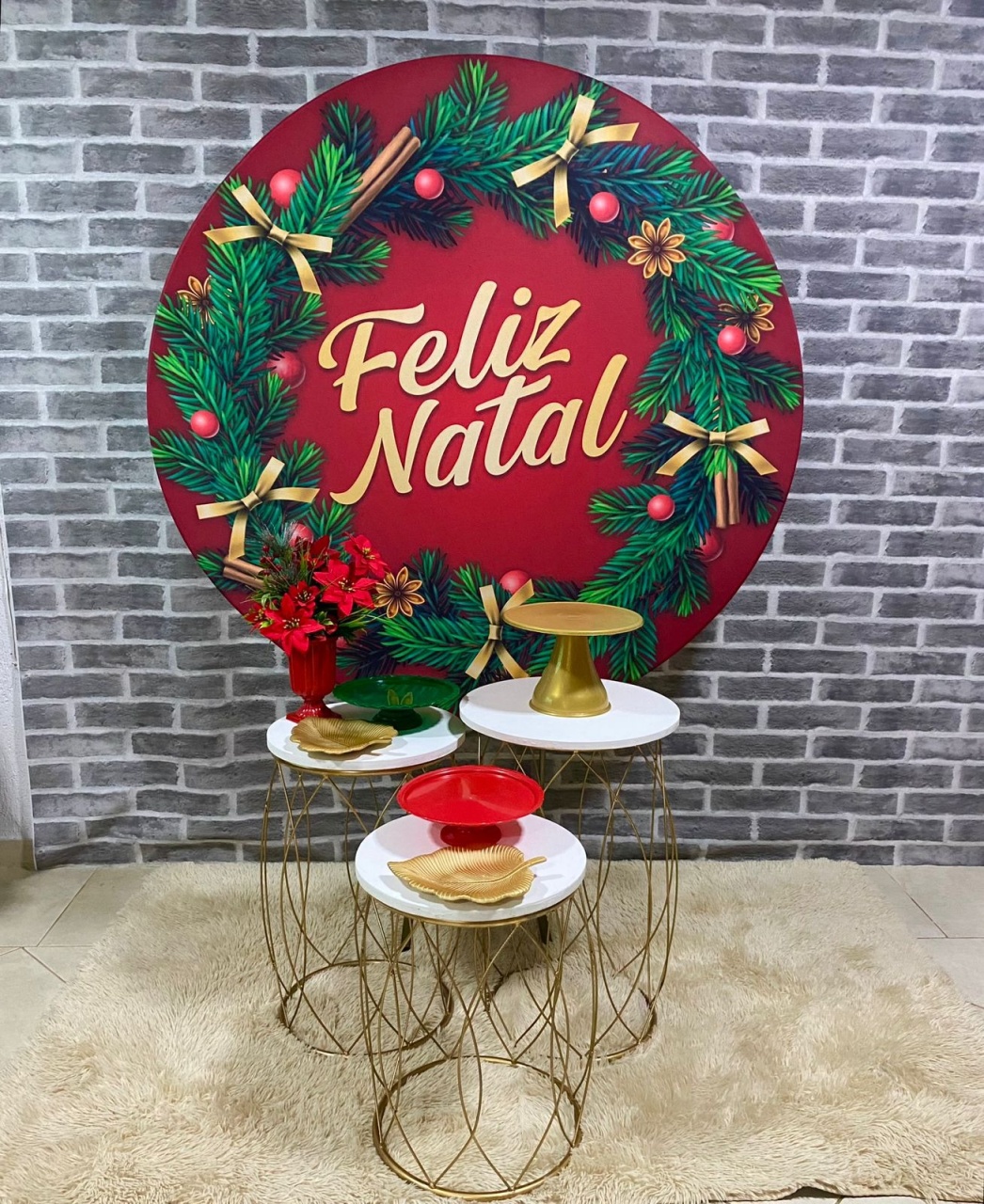 Feliz Natal Vermelho - MadriPegueMonte
