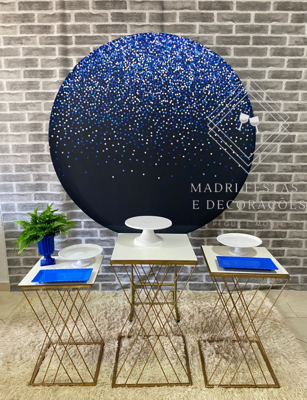 Glitter Azul - MadriPegueMonte