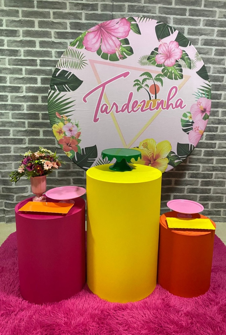 Tardezinha Rosa+Capas Coloridas - MadriPegueMonte