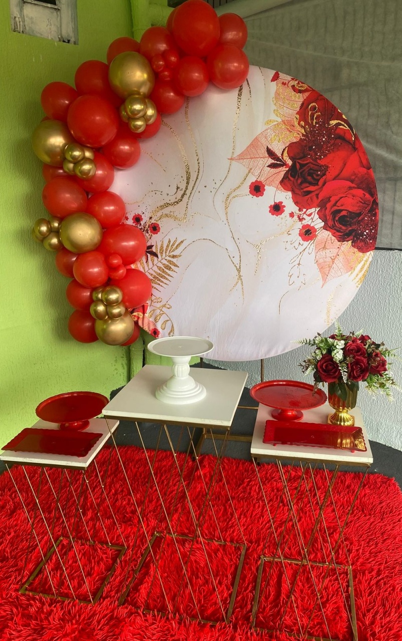 Floral Vermelho+Trio X - MadriPegueMonte
