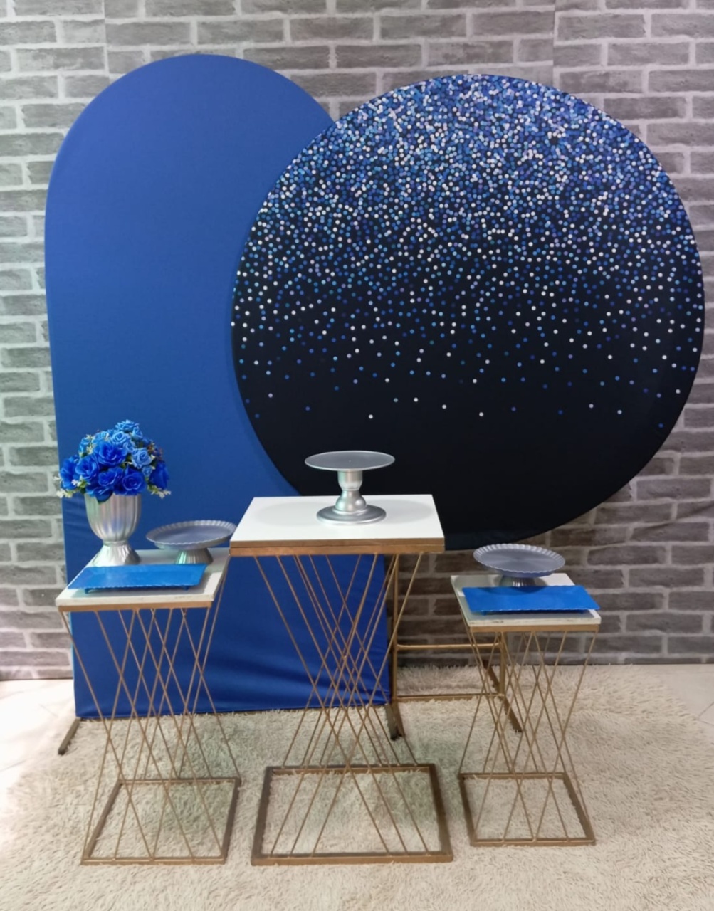 Glitter Azul+Trio X - MadriPegueMonte