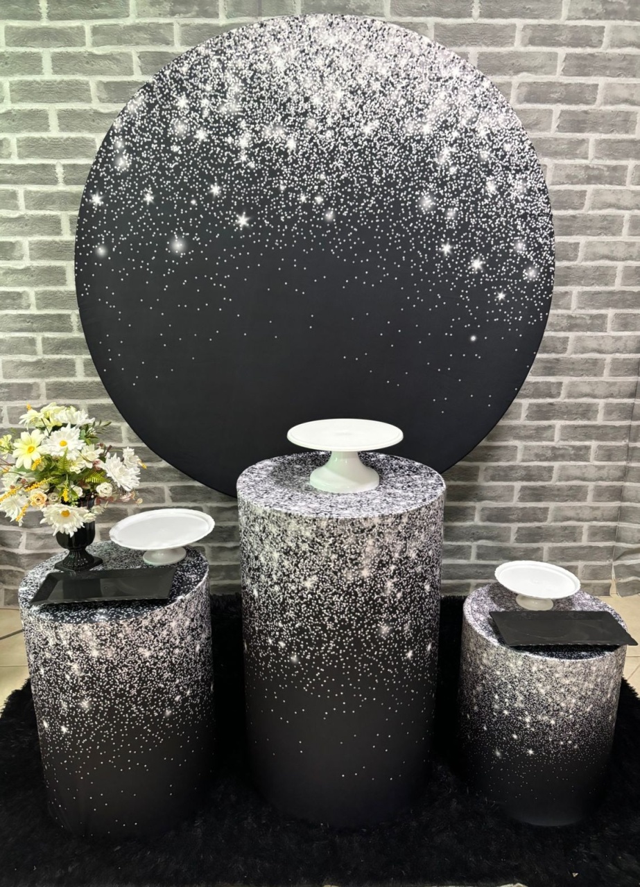 Glitter Preto+Branco - MadriPegueMonte