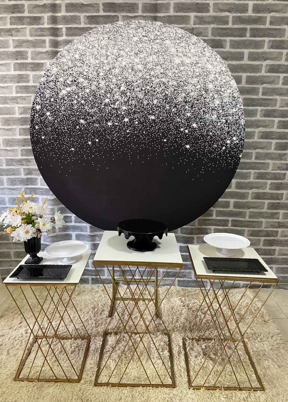 Trio X+Glitter Preto - MadriPegueMonte