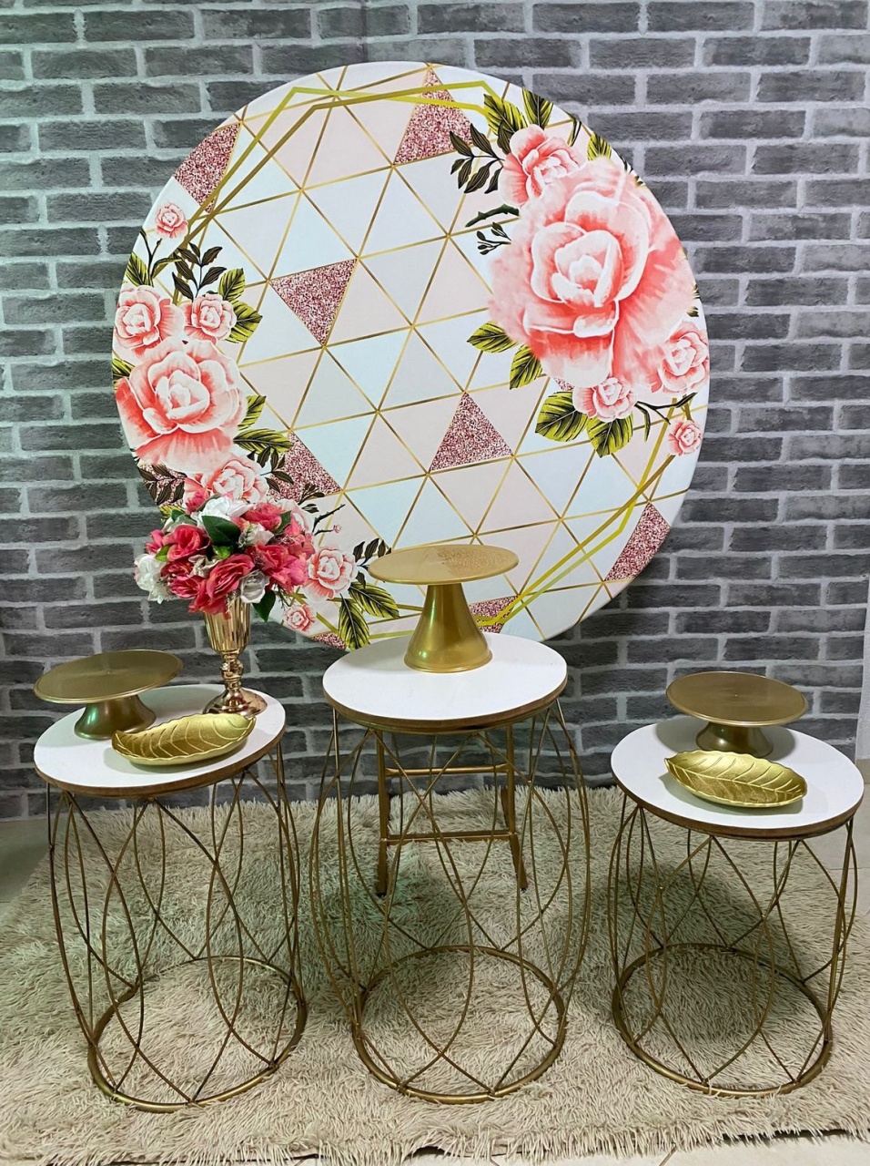 Floral Rosas+Oval - MadriPegueMonte