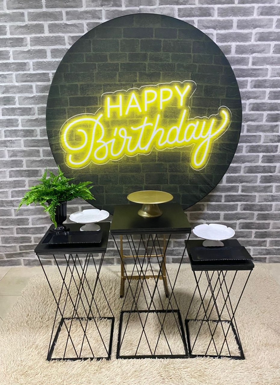 Happy Birthday+Trio X Preto - MadriPegueMonte