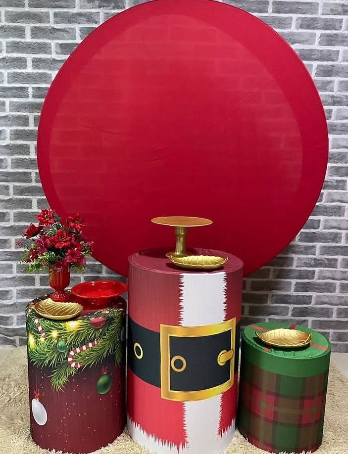 Natal Vermelho - Redondo - MadriPegueMonte