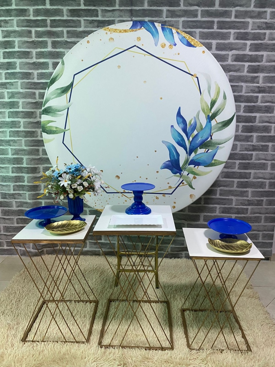 Floral Azul - MadriPegueMonte