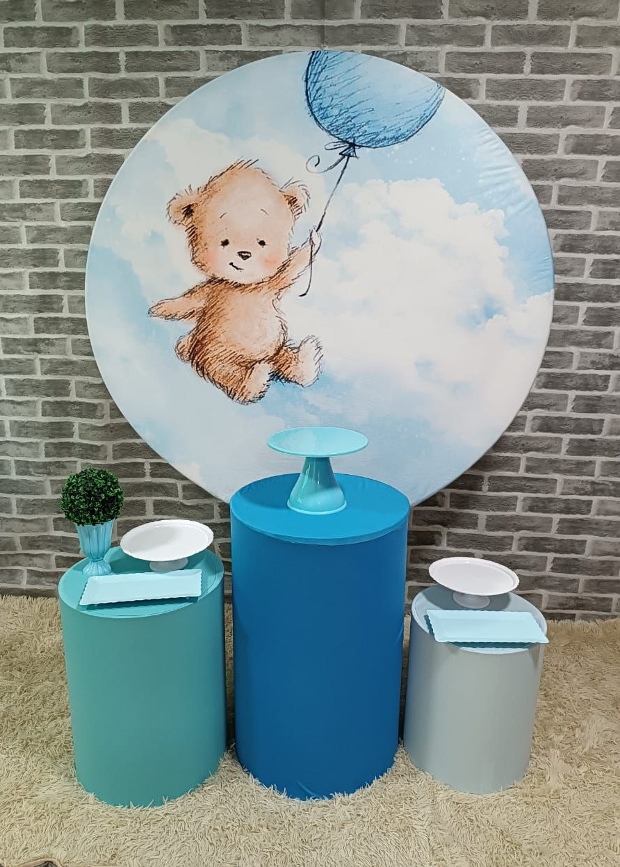 Urso Balão Azul - MadriPegueMonte