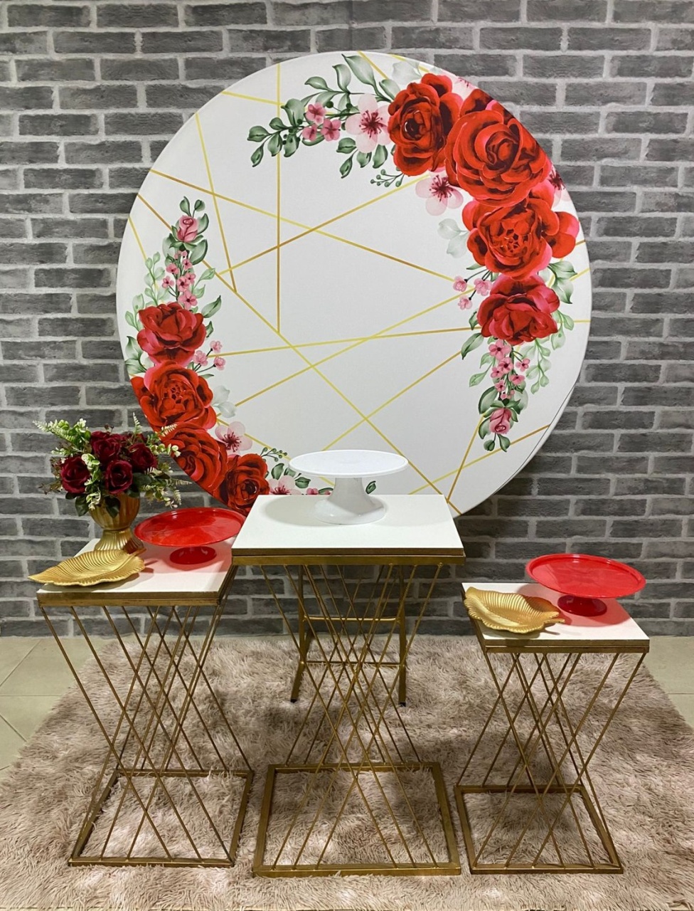 Floral Vermelho Novo+Trio X - MadriPegueMonte