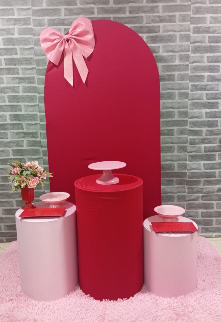 R.vermelho+Laço Rosa - MadriPegueMonte