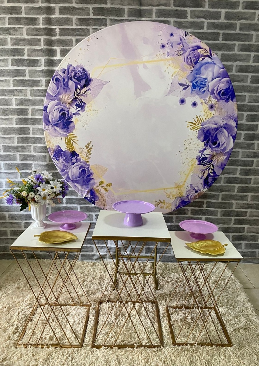 Trio X+Floral Lilás - MadriPegueMonte