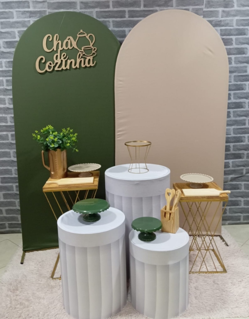 Chá de Cozinha(Verde Musgo) - MadriPegueMonte