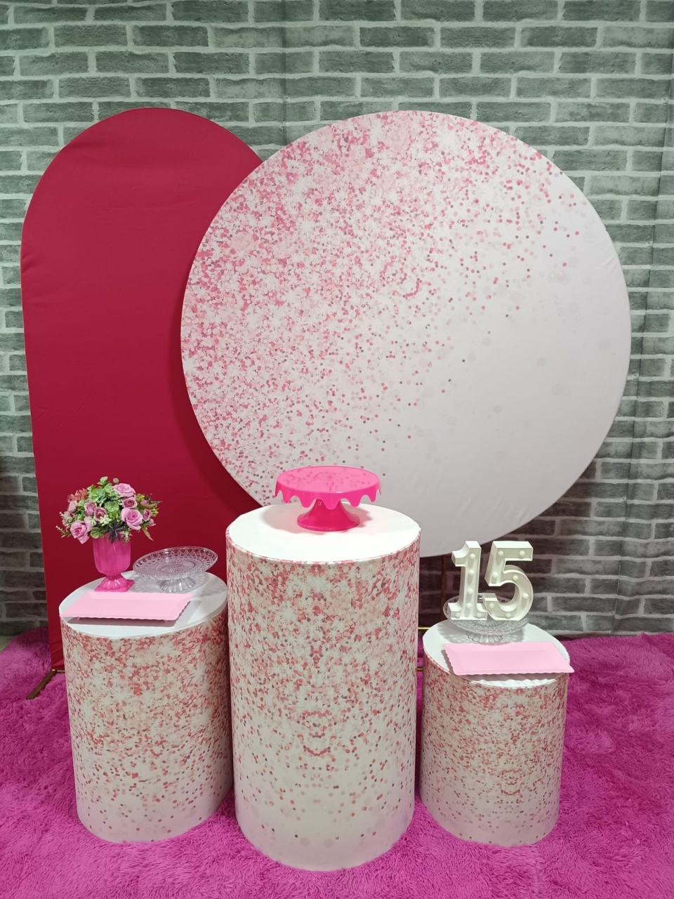 Glitter Rosa+Romano Pink - MadriPegueMonte