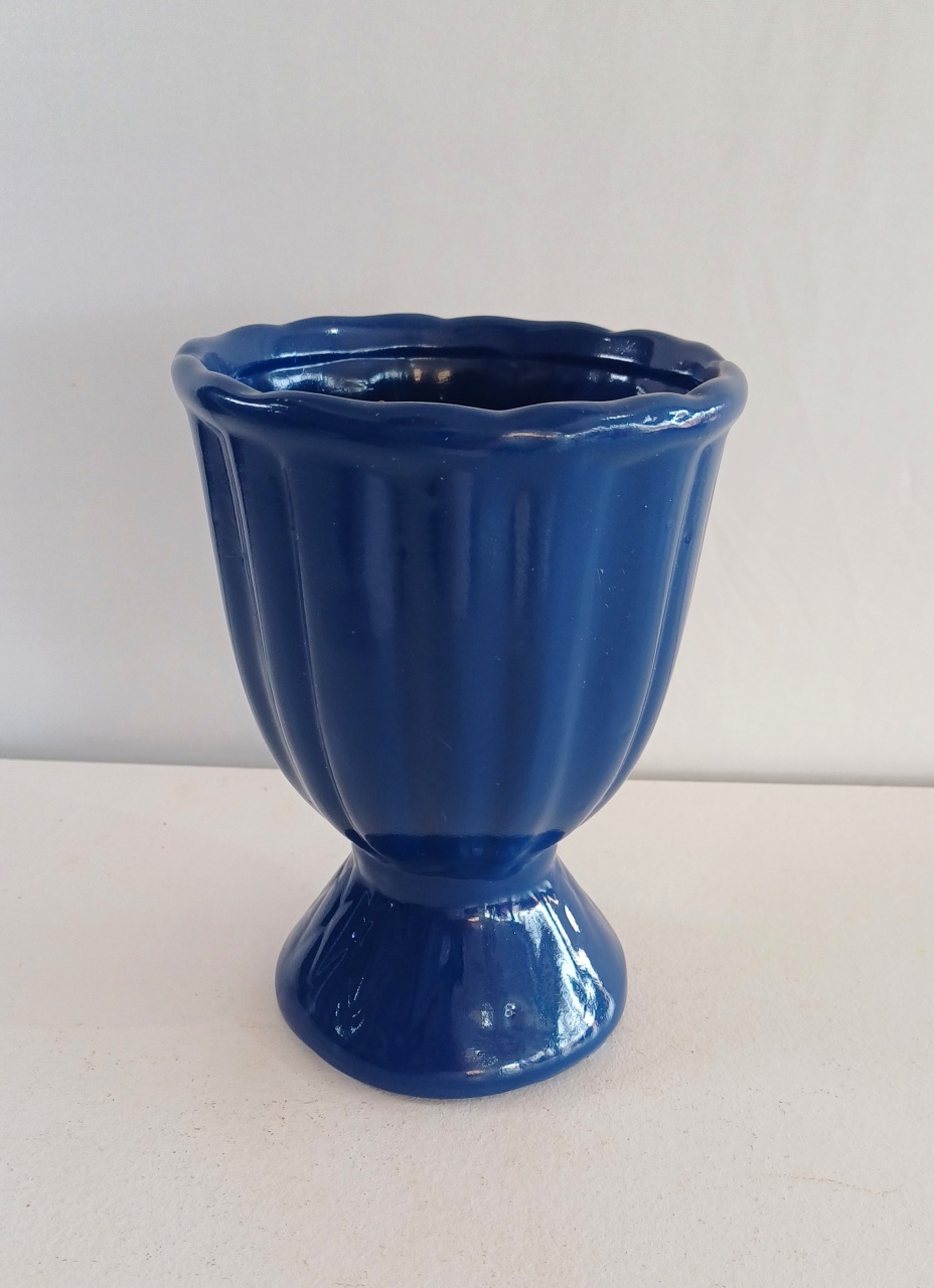 Vaso Azul Escuro P - Mariah locação