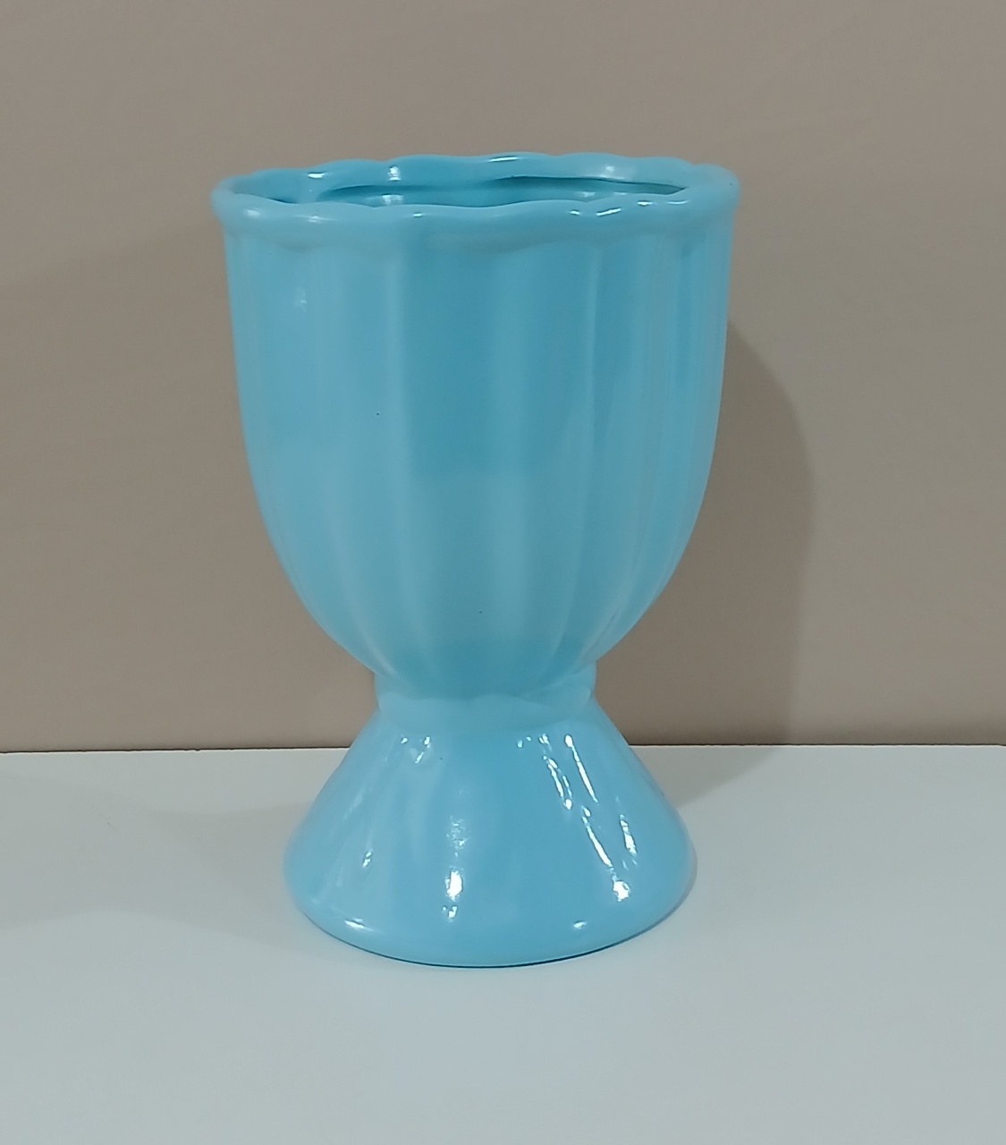 Vaso Azul Claro M - Mariah locação