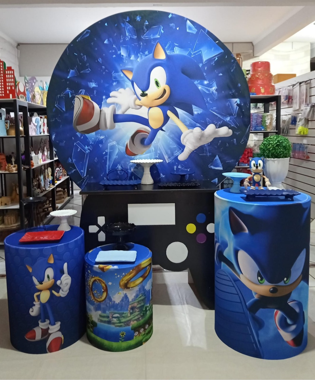 Kit Sonic Azul 3 - Mariah locação