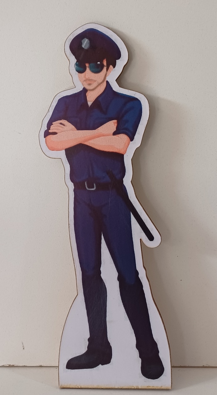 Displays de Mesa Police 3 - Mariah locação