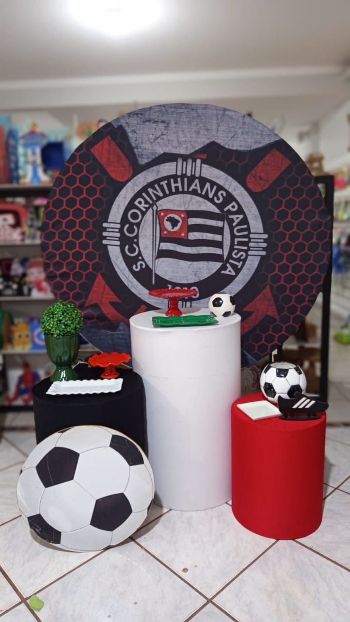 Kit Trio de Cilindros Corinthians  - Mariah locação