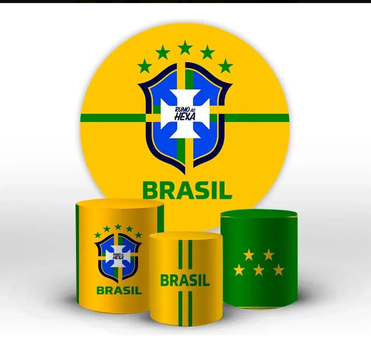 Conj. Tecidos Brasil - Mariah locação