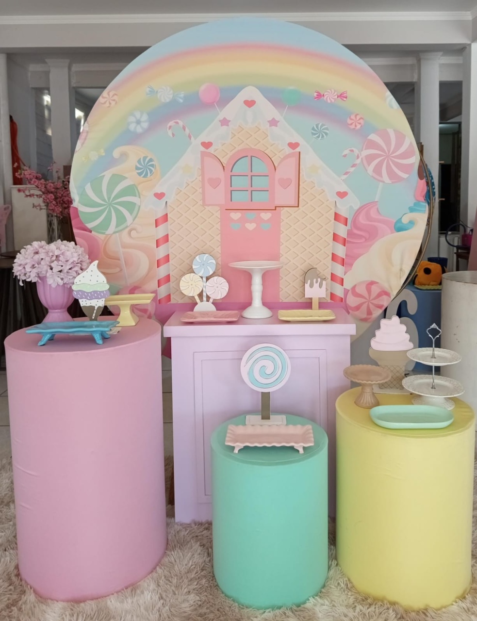 Kit Casinha Sorvete  - Mariah locação