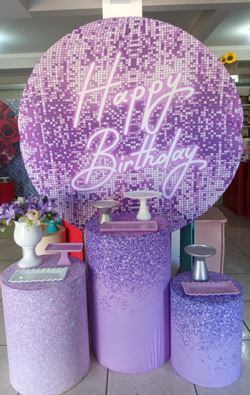 Kit Happy Birthday Brilho - Mariah locação