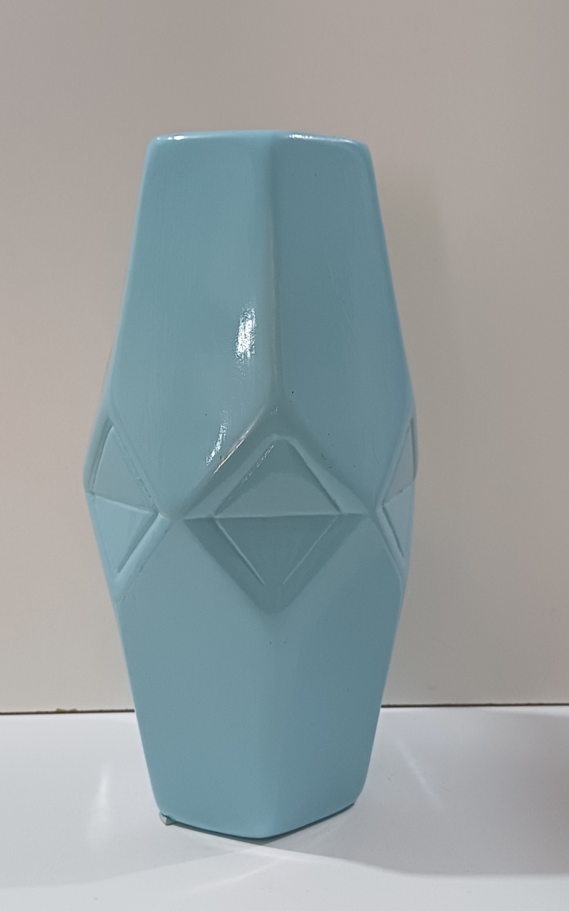 Vaso Diamante Azul Claro  - Mariah locação