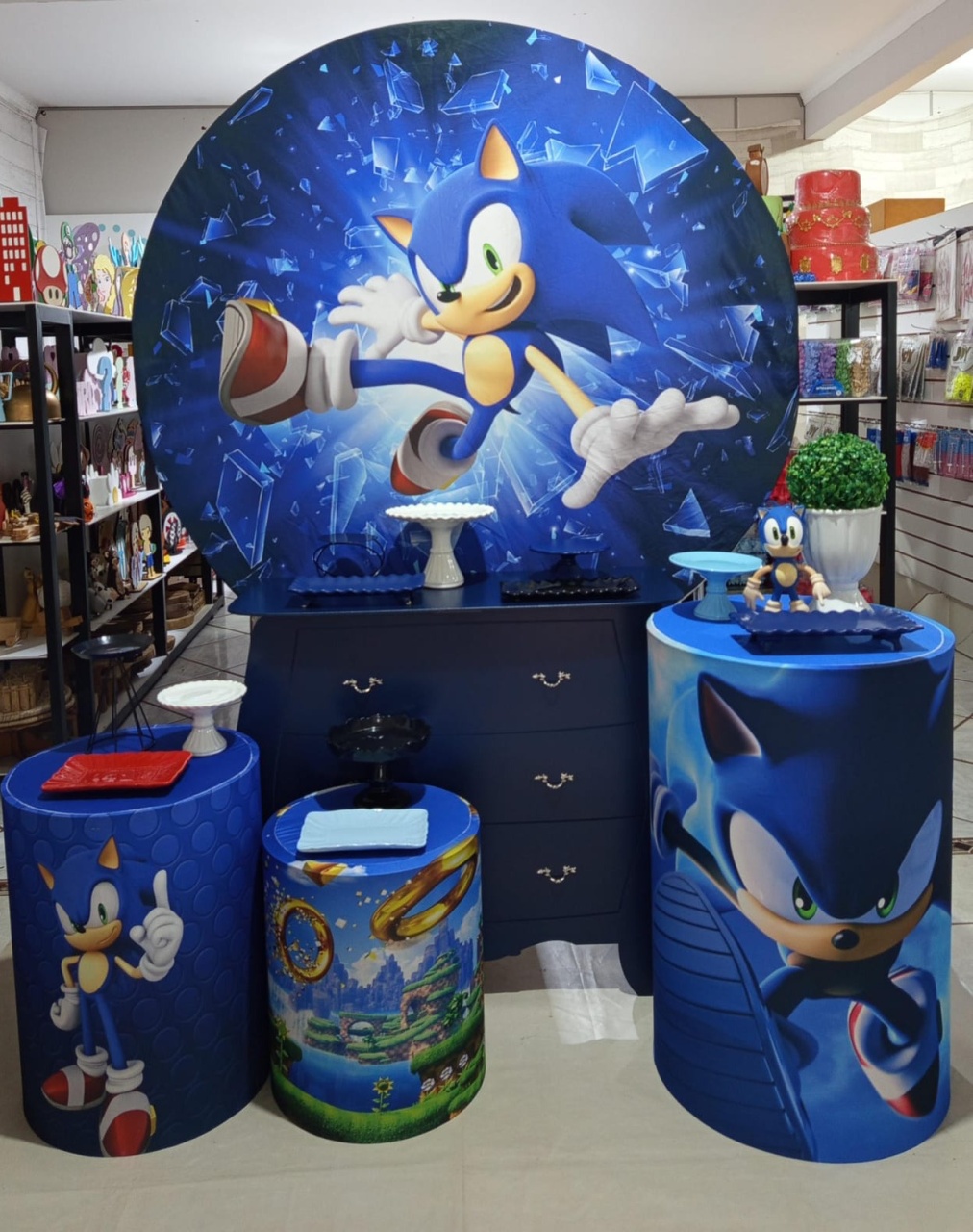 Kit Sonic Azul 2 - Mariah locação