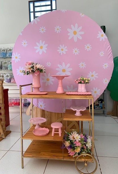 Kit Margaridas Carrinho Poket  - Mariah locação