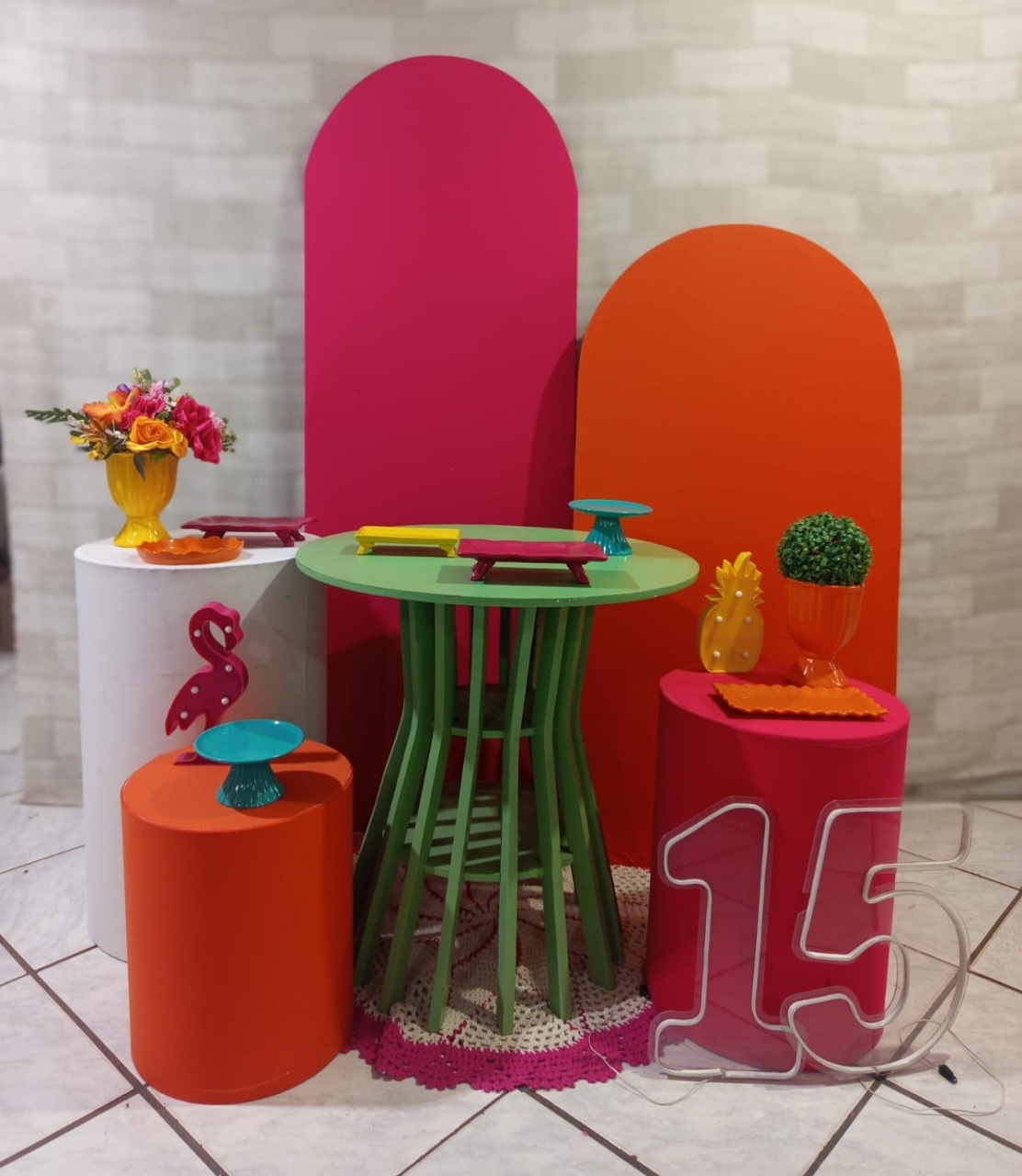 Kit Pink Tropical - Mariah locação