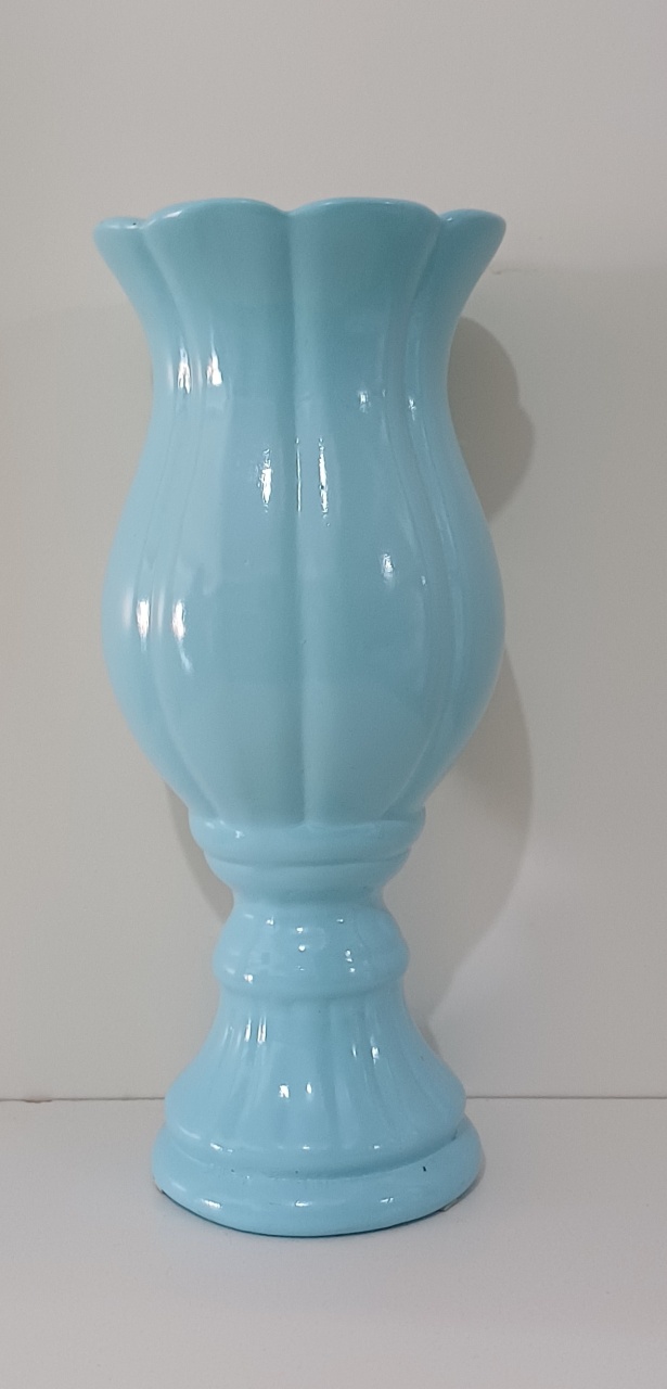 Vaso Tulipa Azul Candy  - Mariah locação