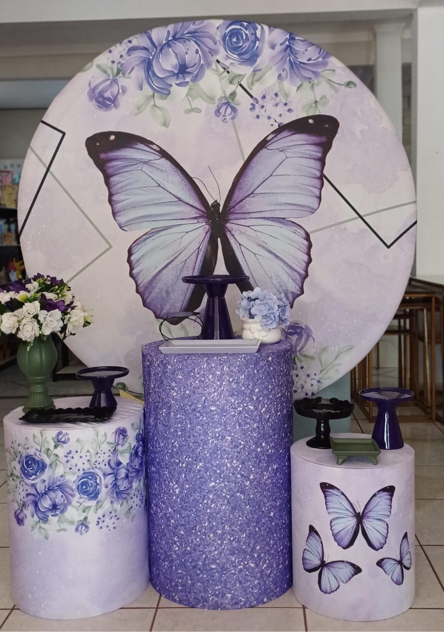 Kit Borboleta Roxa 2 - Mariah locação