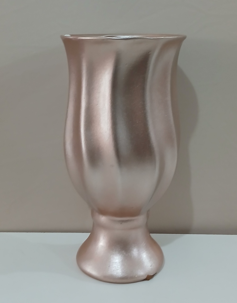 Vaso Torcido Rosé - Mariah locação