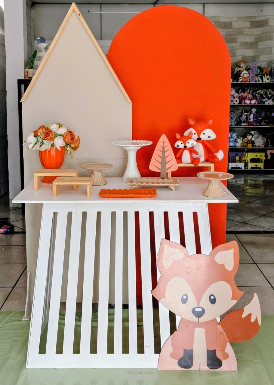Kit Casinha Modelo Clean   Raposinha  - Mariah locação