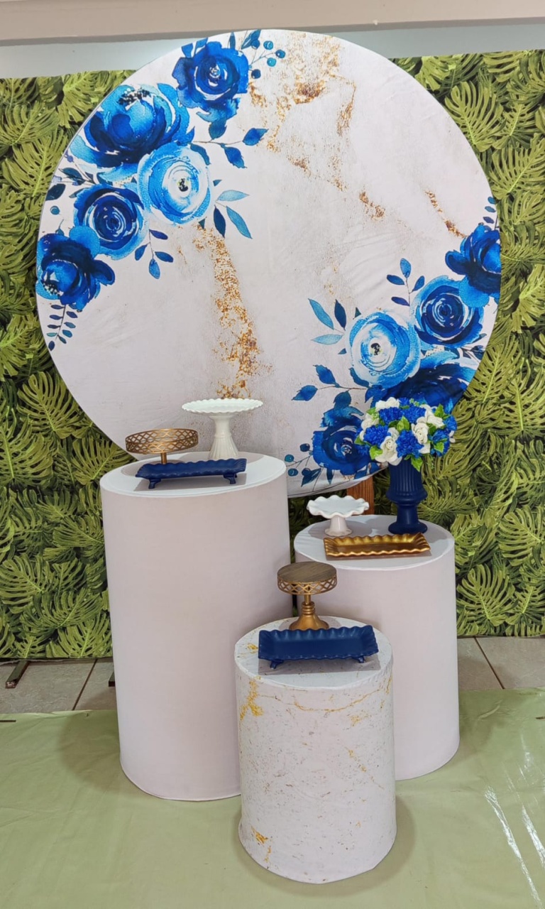 Floral Azul  - Mariah locação